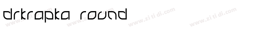 drkrapka round字体转换